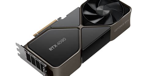 NVIDIA GeForce RTX 4090 24GB GDDR6X Graphics Card Titanium And Black