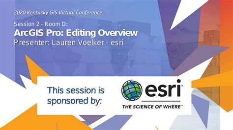 Arcgis Pro Editing Overview Lauren Voelker Esri Youtube