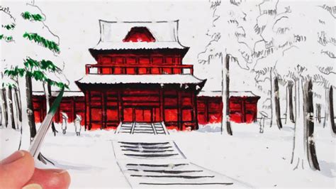 How To Draw A Japanese Temple » Novelwaste