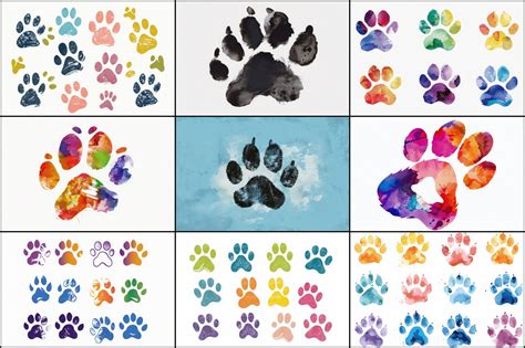 Paw Print Clipart Graphic by Ai Graphic Design Bundle · Creative Fabrica