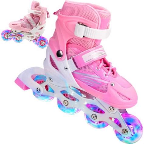 Patins à roulettes double rangée de roues 2 en 1 patins à extérieur