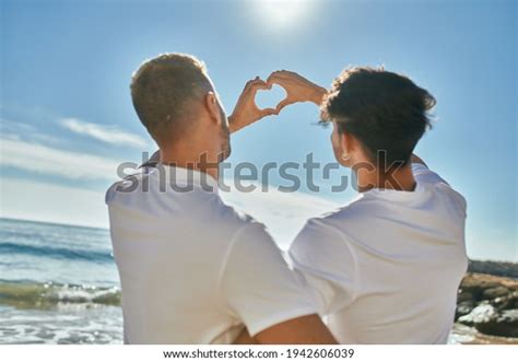 Gay Couples Love Silhouette Stock Photos And Pictures Images