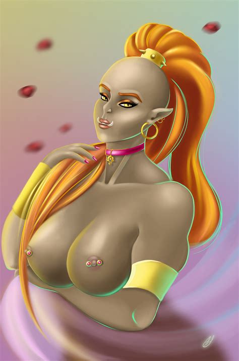 Glam Orcgirl Nude By Ansaell Hentai Foundry