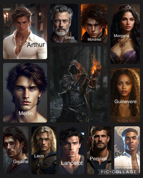 many different characters are shown in this image, including one male ...