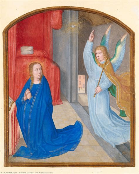 Artwork Replica The Annunciation By Gerard David