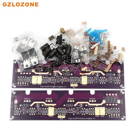 2ch Hifi Pass A3 Fet Pure Class A Power Amplifier Diy Kit Finished Board 30w 30w Ebay