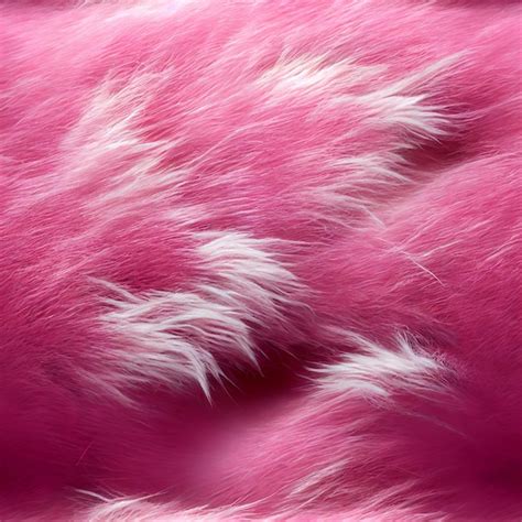 Premium Photo | Fluffy pink fur texture pattern