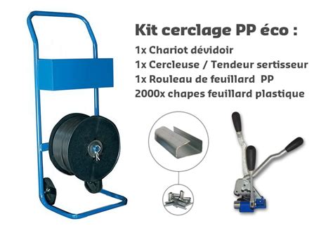 Kit de cerclage polypropylène économique Toutembal