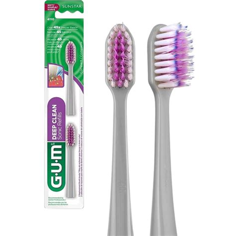 Refil Escova Dental Sonic Deep Clean Vibração Sônica Gum Natuweb