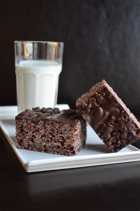 Playing With Flour Chocolate Rice Crispy Treats