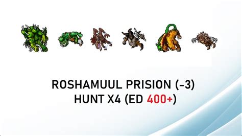 Tibia Hunt Roshamuul Prision X Ed Youtube