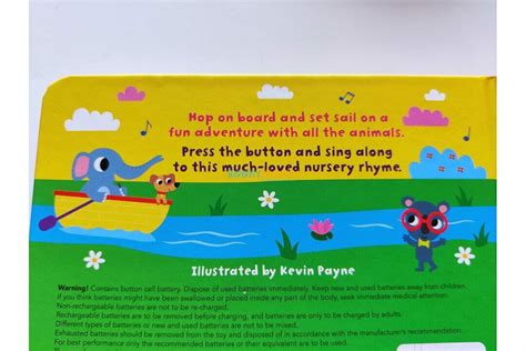 Row, Row, Row Your Boat Sound Book – – Booky Wooky