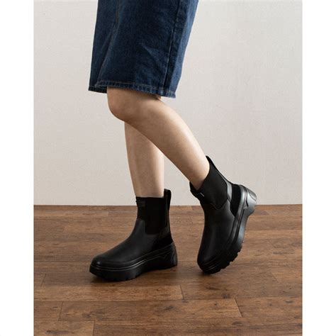 ハンター HUNTER レディース ブーツ 厚底 WOMENS EXPLORER CHELSEA FLATFORM BOOT