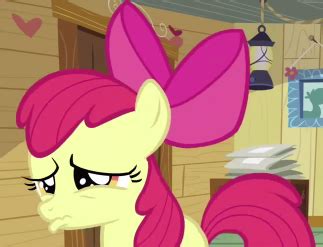 Applebloom's Sad Face by NavajaRojo7 on DeviantArt