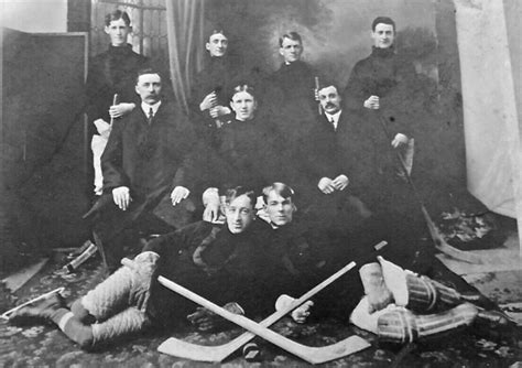 Springhill Hockey Team early 1900s Nova Scotia Hockey History | HockeyGods