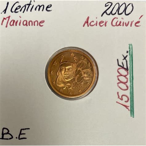 Centime D Euro Marianne Ex France Qualit Belle