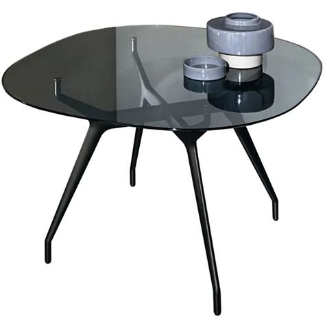 Mesa Arkos Shaped Cristal Sovet Italia Mesa Comedor Ideal Para Salones