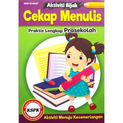 cekap menulis buku aktiviti bijak praktis lengkap prasekolah kspk cekap