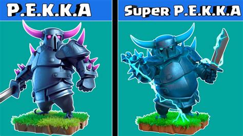 Pekka Every Levels Vs Super Pekka Every Levels Pekka Vs Super Pekka