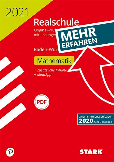 Pdf Original Pr Fungen Realschule Mathematik Baw