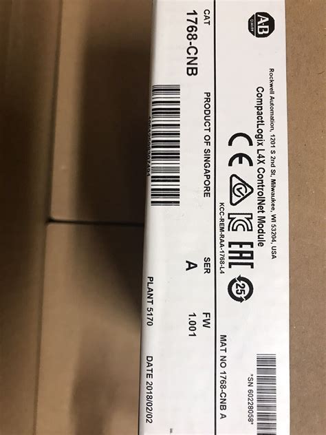 Allen Bradley Cnb Cn Compact Logic L Controlnet Interface Bridge