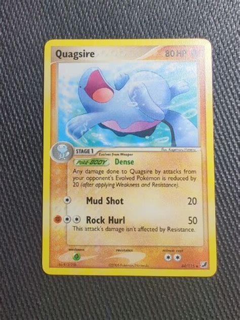 Pok Mon Tcg Quagsire Ex Unseen Forces Regular Uncommon For Sale