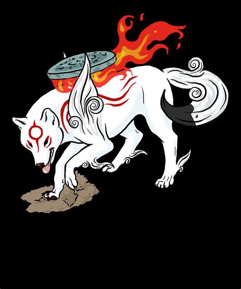 Movies Ammy Digging Digital Art By Okami Video Game Fine Art America