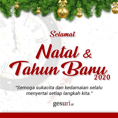 Selamat Natal Dan Tahun Baru Newstempo