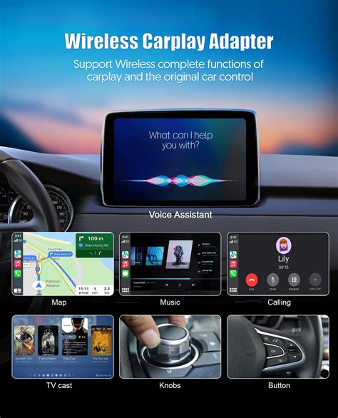 Wireless CarPlay Adapter Work for Cars with Factory Wired Apple CarPlay ...