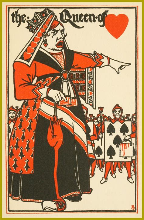 Antique Images Queen Of Hearts Alice Clip Art Vintage Alice In