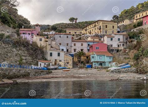 The Ancient Port Of Gorgona Scalo Livorno Italy Stock Photo Image