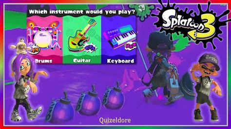 Splatoon 3 Drums Vs Guitar Vs Keyboard Splatfest Team Keyboard