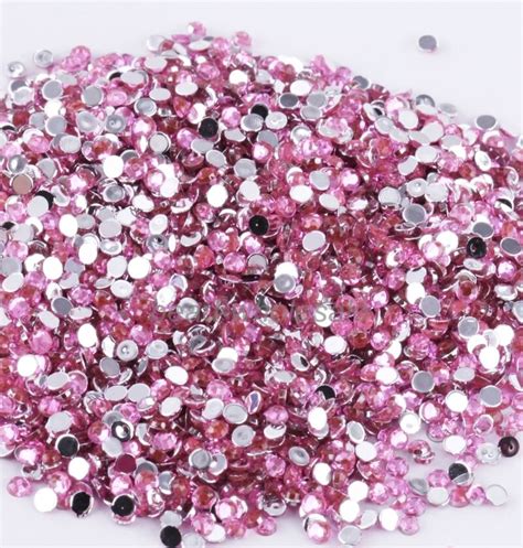 Wholesale 2000pcs Crystal Acrylic Rhinestones Flatback Beads Nail Art