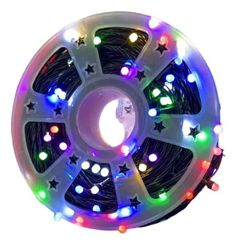 Guirnalda Luces Navidad Rollo Led Multicolor 50 Metros Cuotas Sin Interés