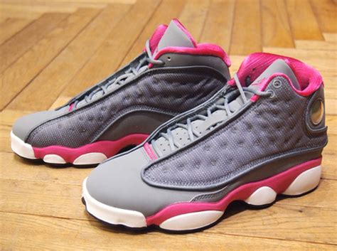 Air Jordan Xiii Gs Cool Grey Fusion Pink Release Date