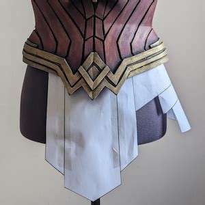 Wonder Woman Foam Armour Pattern Tiara, Armband, Legs, Bracers and ...