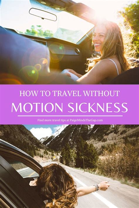 How To Prevent Motion Sickness While Traveling Artofit