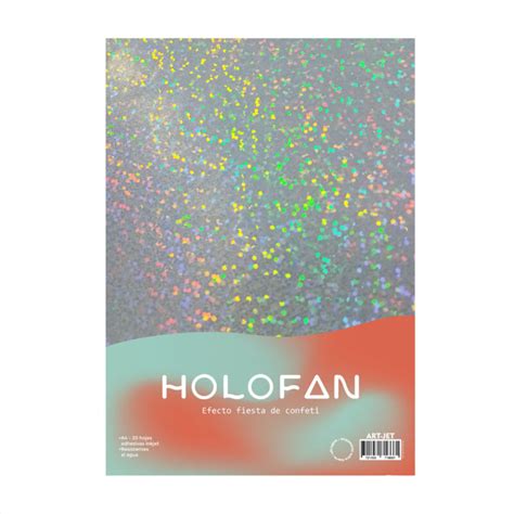 Stickers HOLOFAN Adhesivo Fiesta De Confeti X 20 Hojas Insumos Abraham