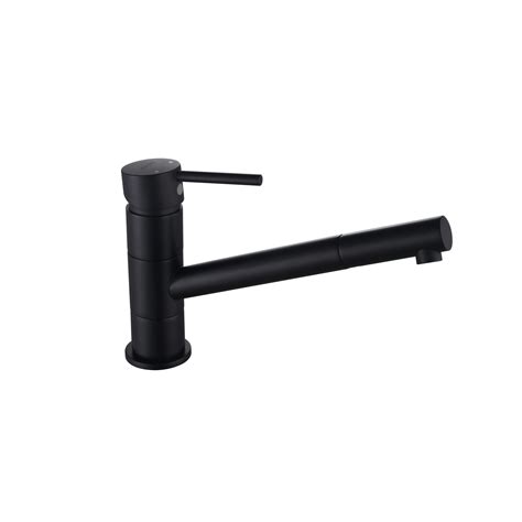 Single Lever Kitchen Mixer W O Waste Matt Black 839 2102 EMPOLO