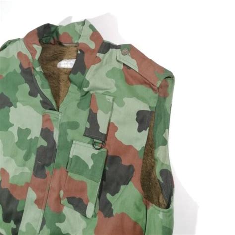 Military Vest Genuine Serbian Army M Woodland Camouflage Oak Leaf