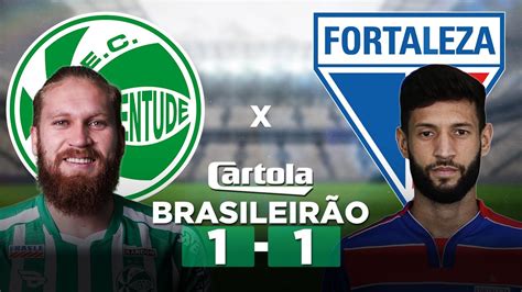 Juventude X Fortaleza Brasileir O S Rie A Parciais Cartola