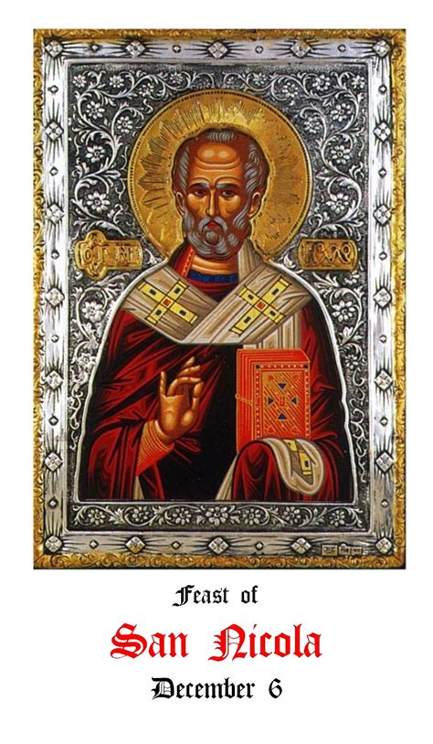 St Longinus Recovery Resources Inc Feast Of St Nicholas