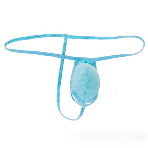Men Ice Silk Underwear T Back Thongs String Tanga Bikini Penis Bulge Pouch G String Gay Jpeg