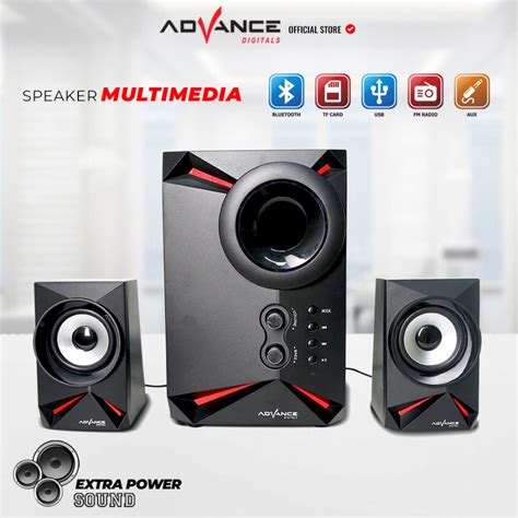 Advance M Bt Speaker Stereo Bluetooth Xtra Bass Subwoofer Free Mic