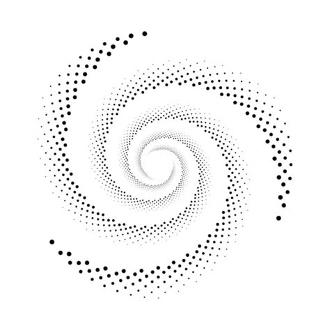 Diseño espiral puntos telón de fondo Vector de stock 294408142 de