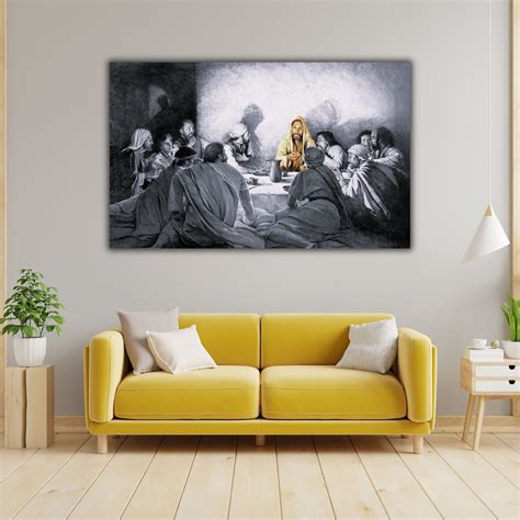 Last Supper Canvas Print Last Supper Wall Art Last Supper by - Etsy