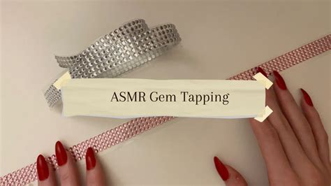 ASMR Gem Tapping Scratching Triggers YouTube