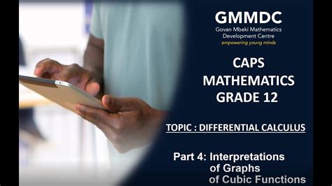 Differential Calculus Part IV Interpretations Of Graphs Of Cubic