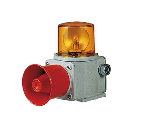 SHD Bulb Revolving Warning Light And Electric Horn Combination For