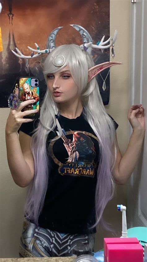 Dark Lady Wow Irl 💙 On Twitter I Love My Elune Wig 😭 I Remember